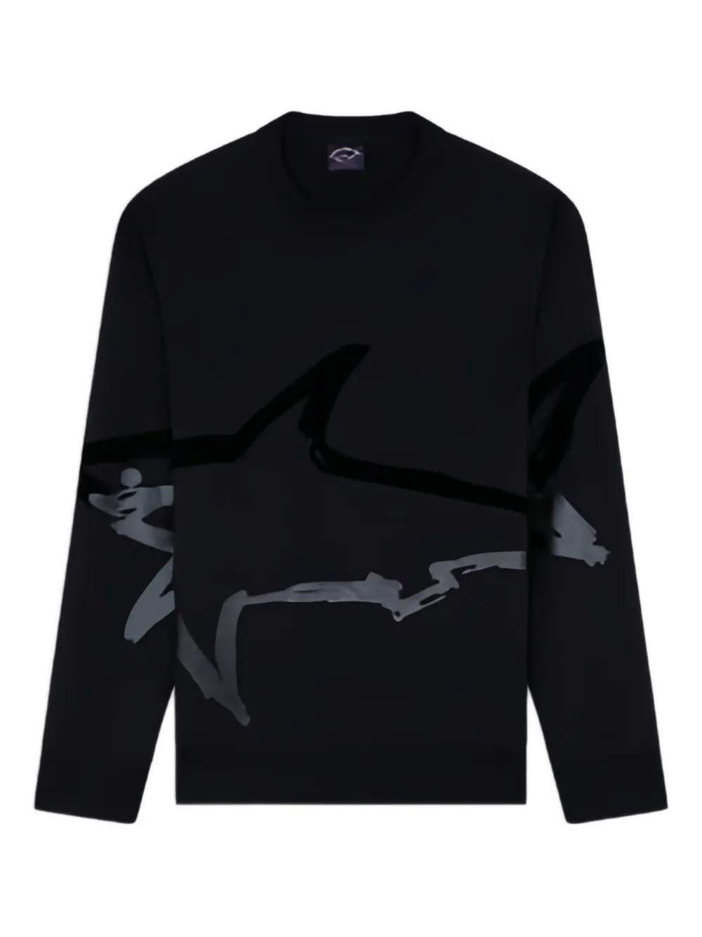 Paul & Shark shark-print sweatshirt | Blue | Image 1
