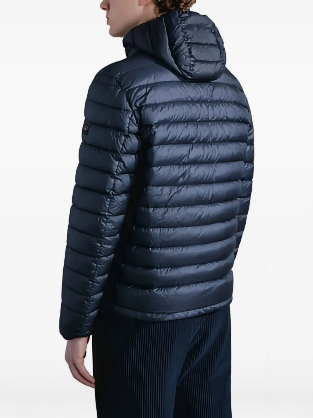 Paul & Shark Long-sleeved Down Jacket In Blue