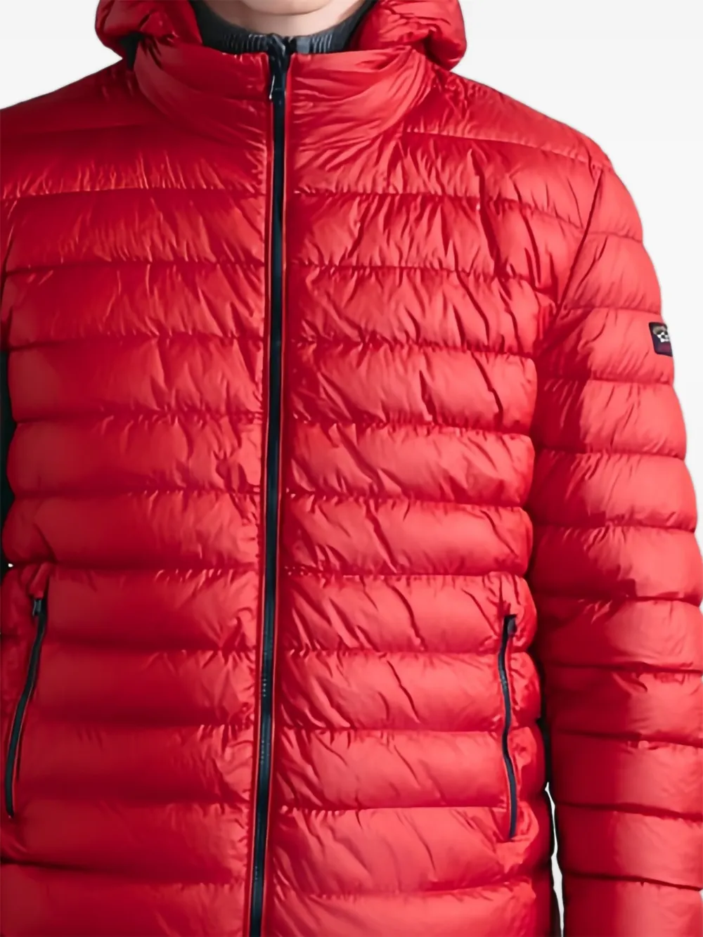 Paul & Shark Long-sleeved Down Jacket In Red