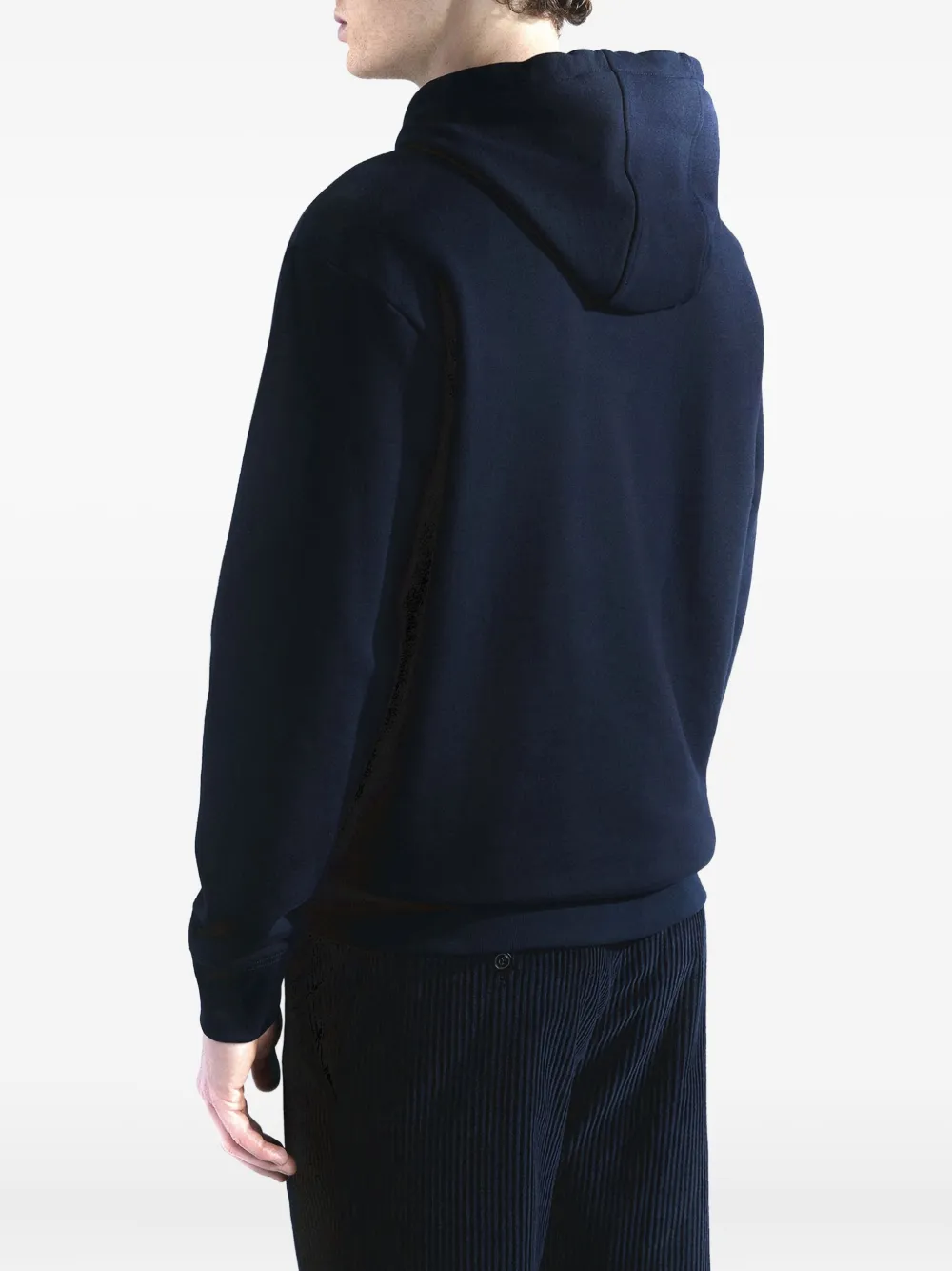 Paul & Shark Shark-print Cotton Hoodie In Multi