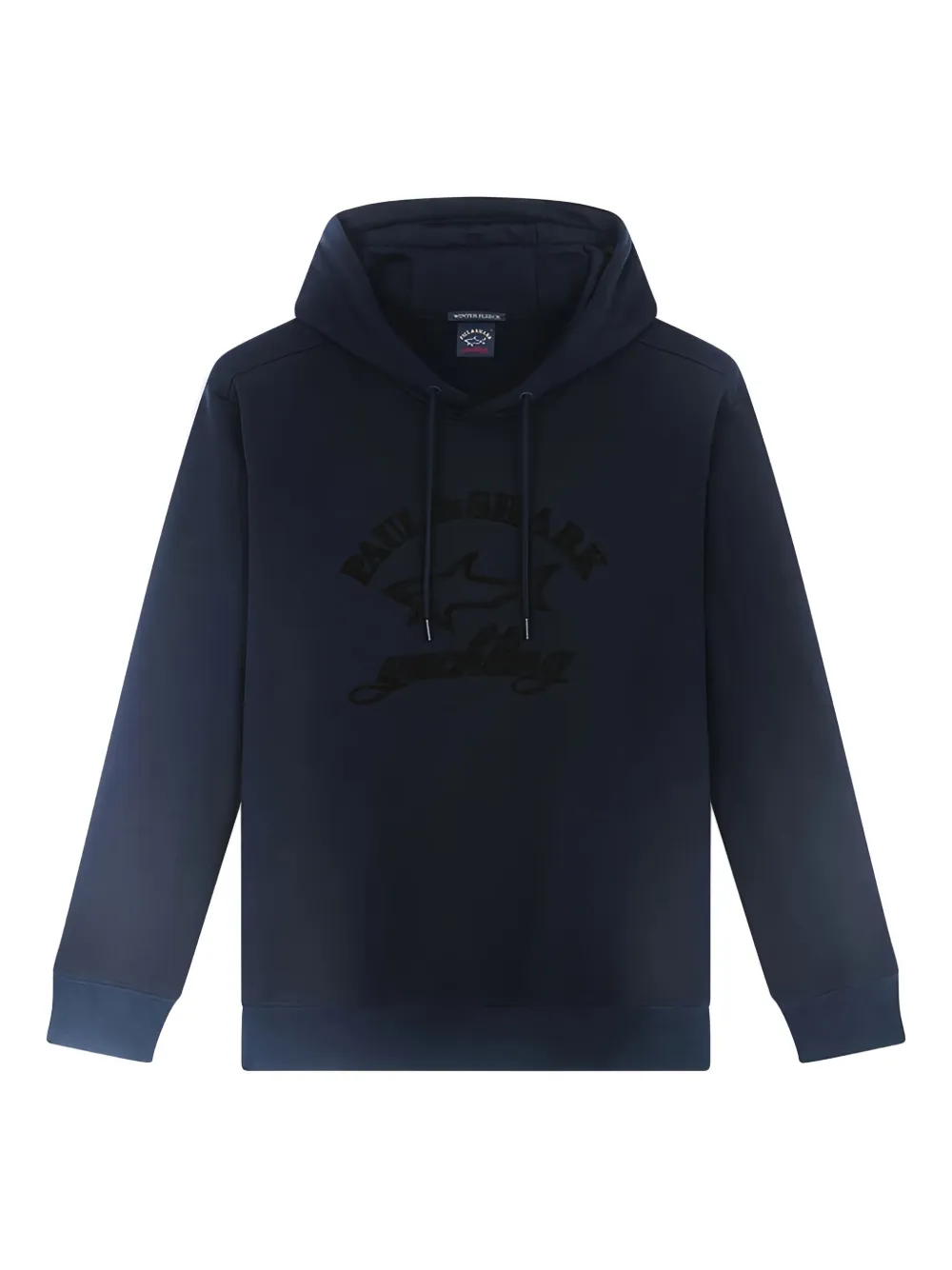 Paul & Shark shark-print cotton hoodie | Blue | Image 1
