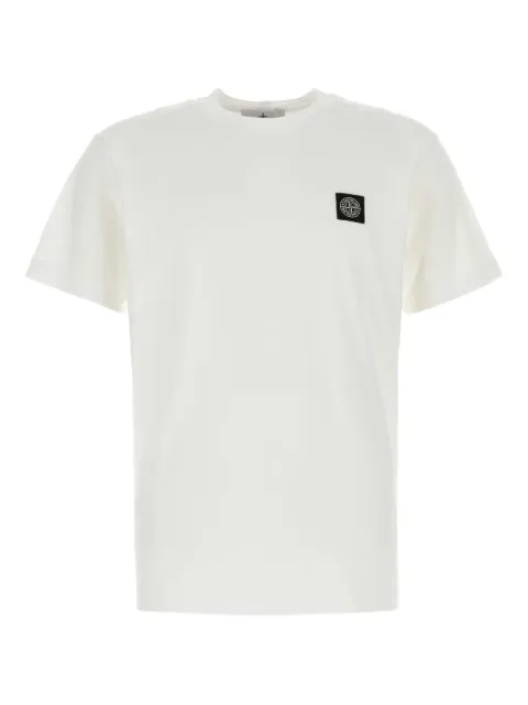 Stone Island logo-patch cotton T-shirt