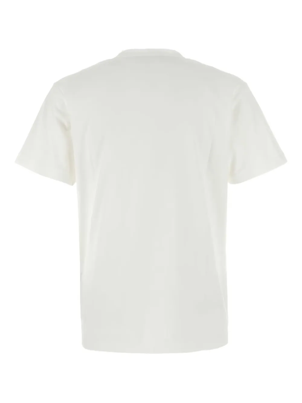 Stone Island Katoenen T-shirt met logopatch - Wit