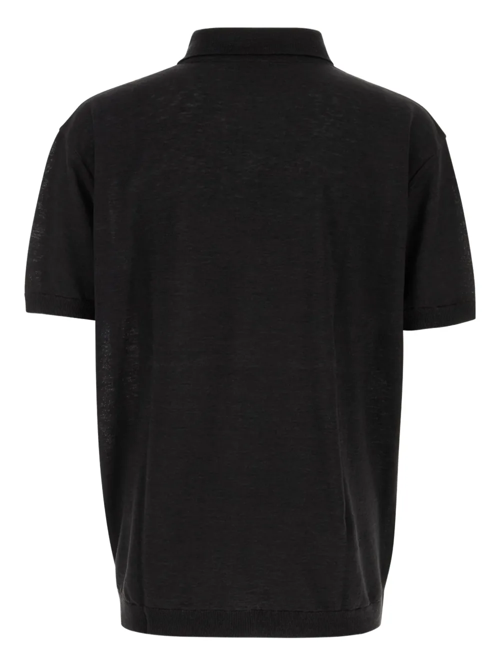 Paul & Shark half-zip polo shirt Zwart
