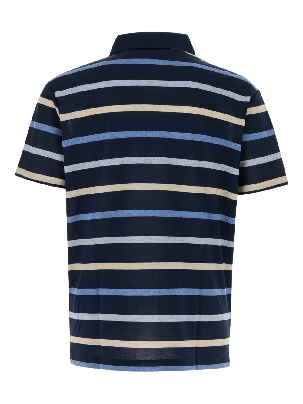 Paul & Shark striped polo shirt Zwart