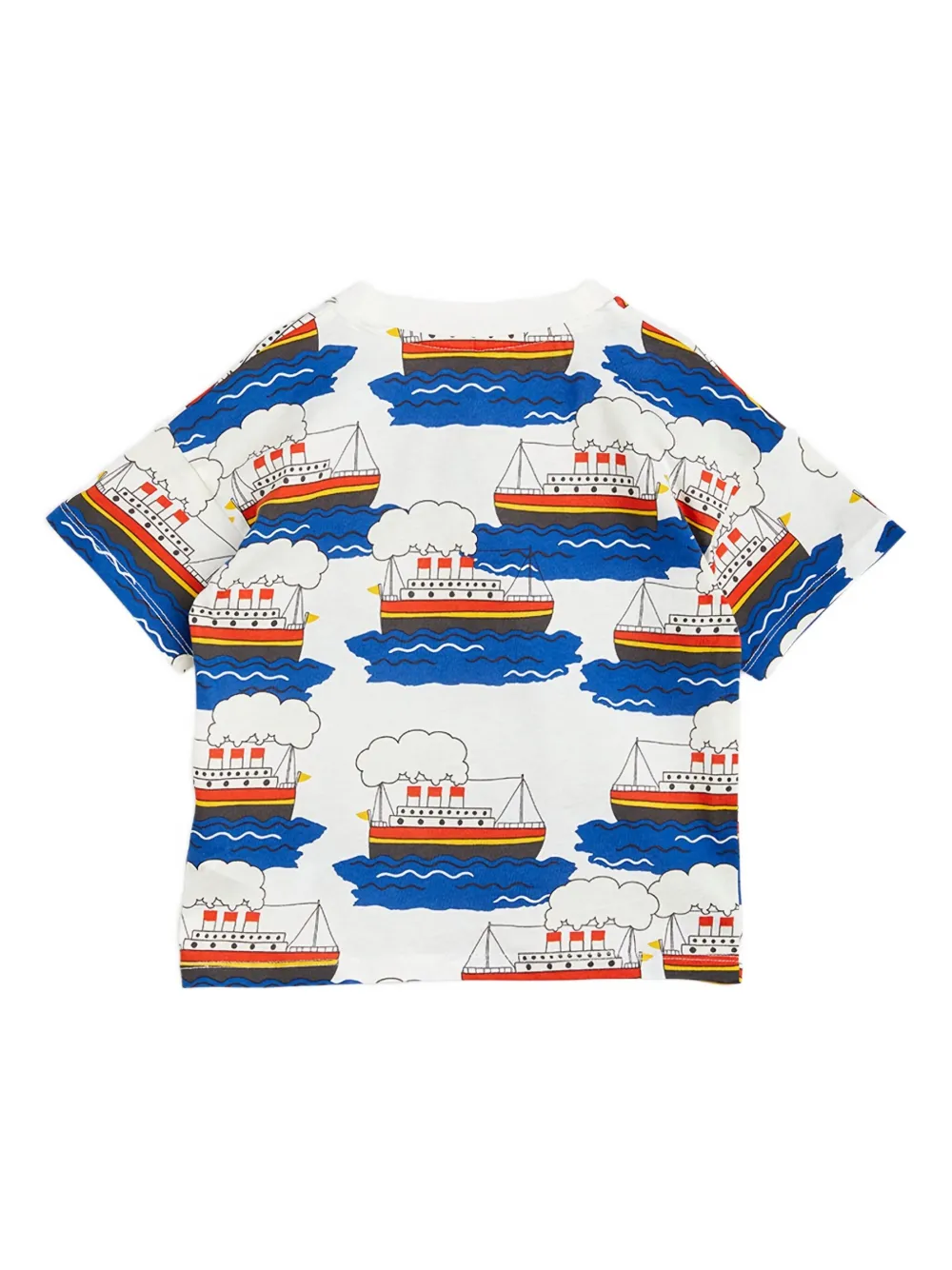 Mini Rodini Ship-print T-shirt In Multi
