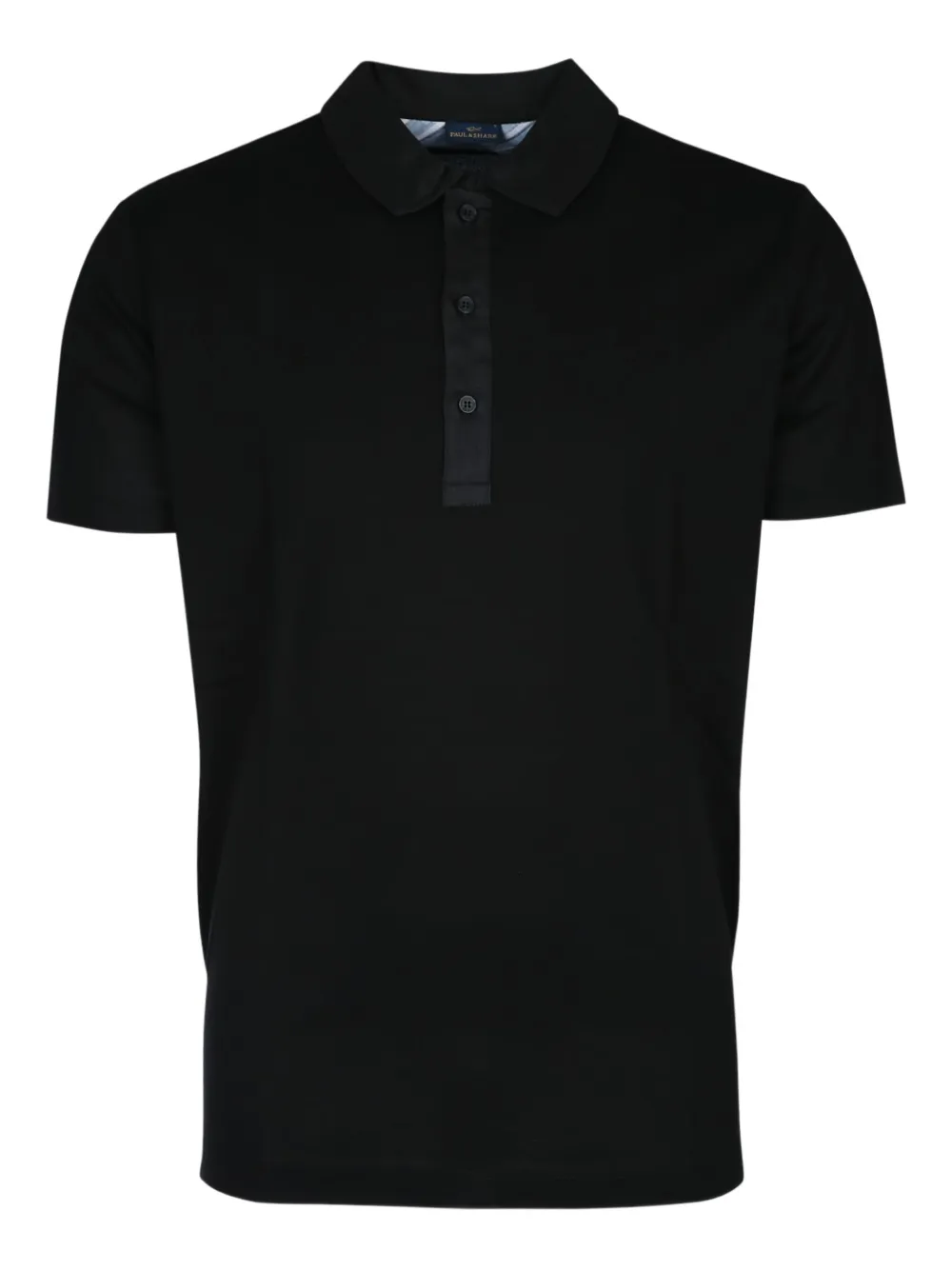 Paul & Shark buttoned cotton polo shirt - ブラック Paul & Shark buttoned cotton polo shirt - ブラック