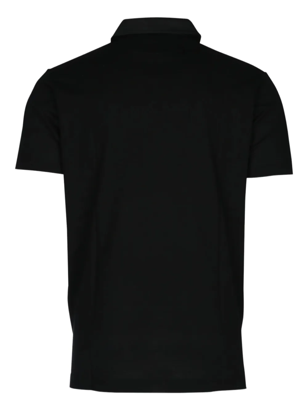 Paul & Shark Poloshirt van katoenblend met knopen Zwart