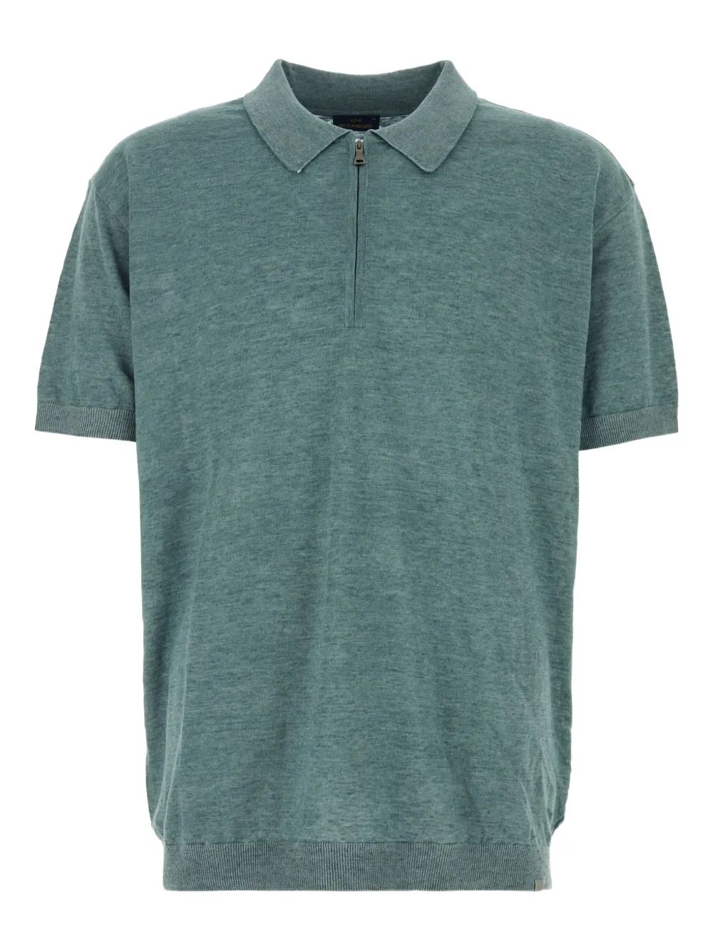 Paul & Shark half-zip polo shirt Grijs