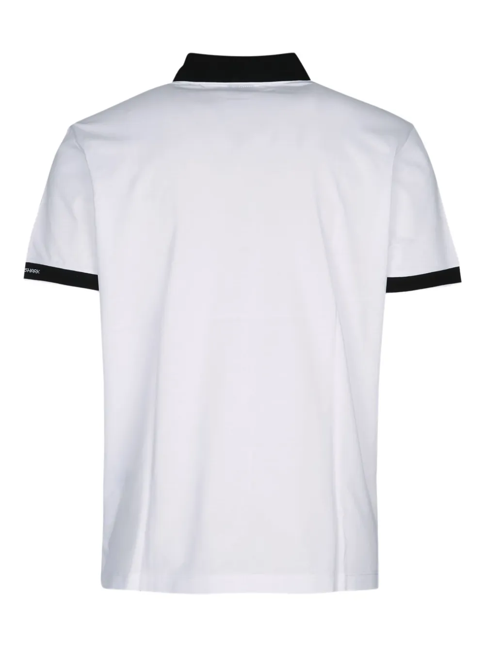 Paul & Shark zip-neck cotton polo shirt Wit