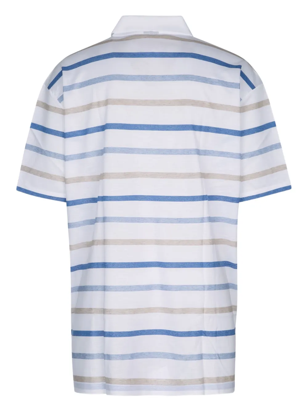 Paul & Shark striped polo shirt Wit