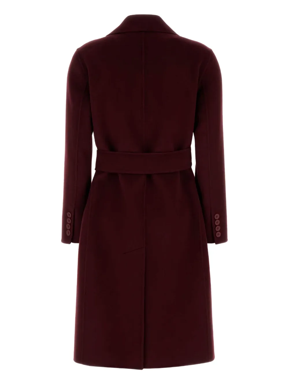 Max Mara Jas met ceintuur Rood