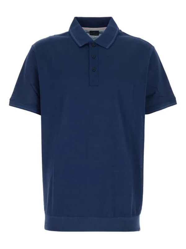 Paul Shark short-sleeve Polo Shirt Blue FARFETCH IN