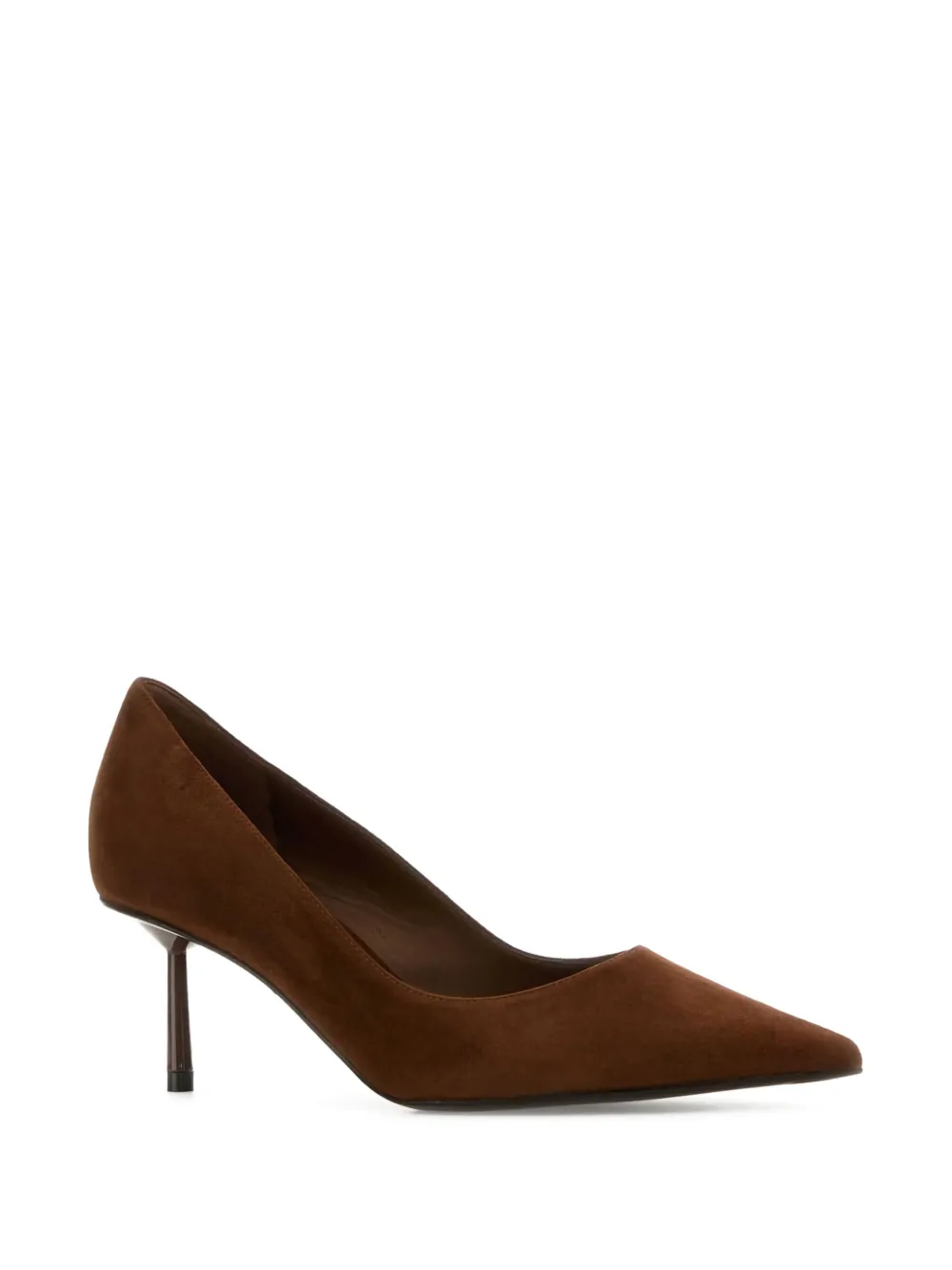 Le Silla 60mm Bella suede pointed-toe pumps Bruin