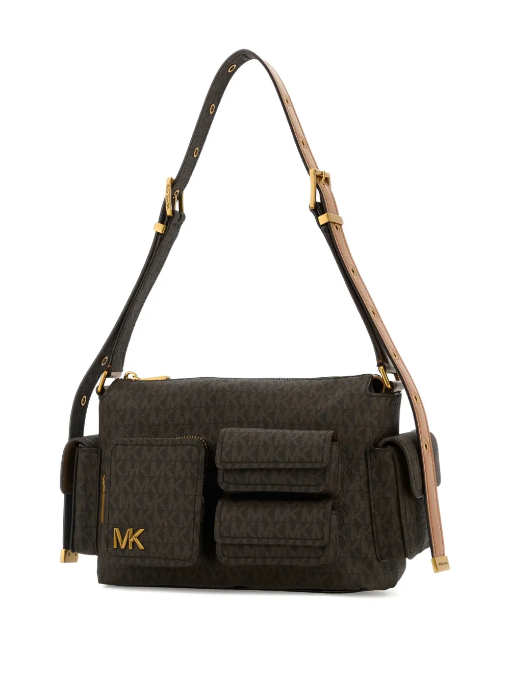 Michael Kors medium Dakota monogram shoulder bag Bruin