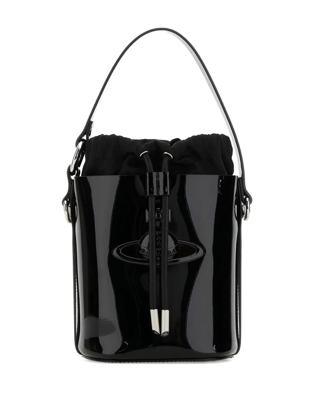 Vivienne Westwood Daisy drawstring bucket bag Zwart