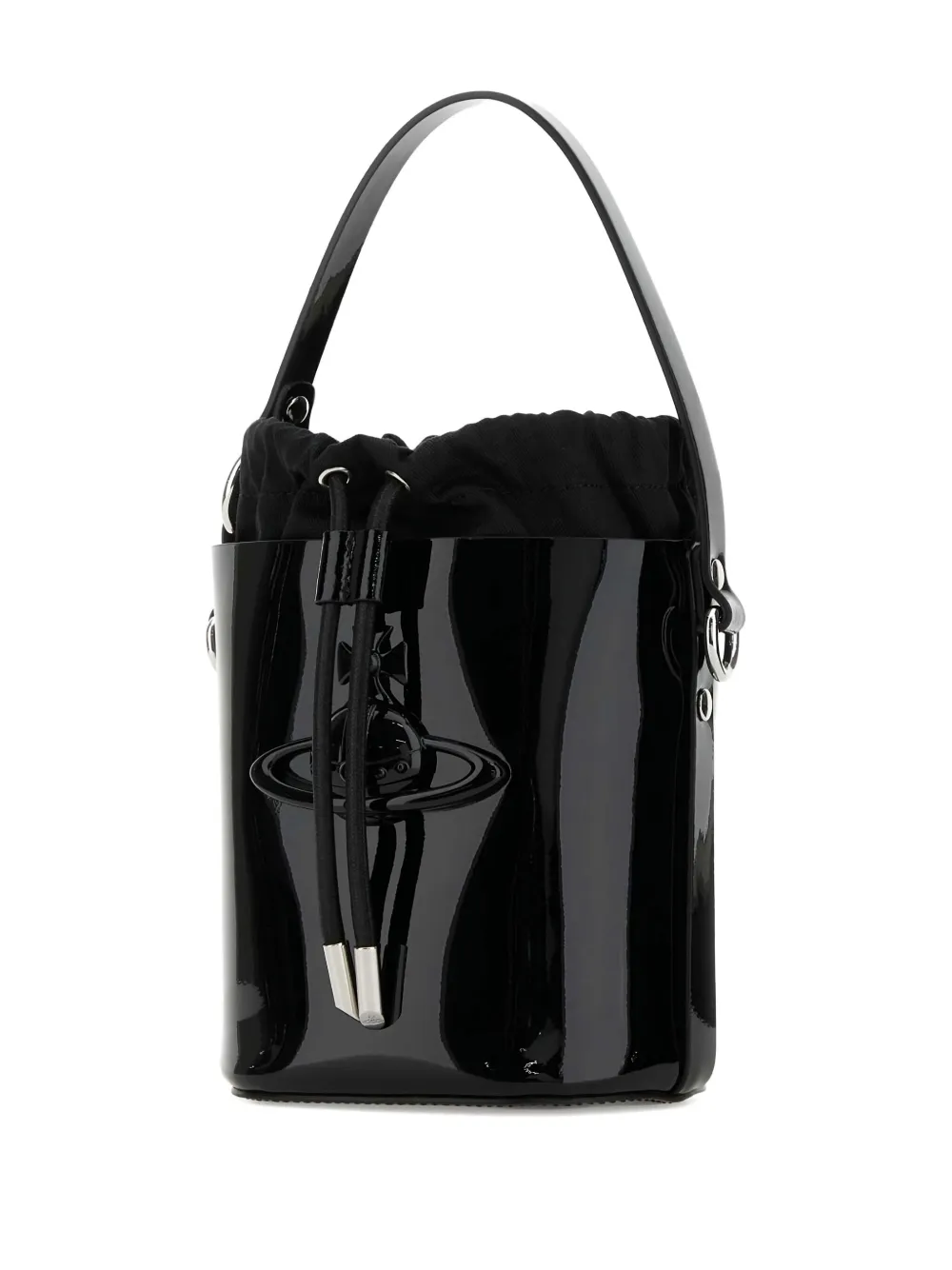 Vivienne Westwood Daisy drawstring bucket bag Zwart