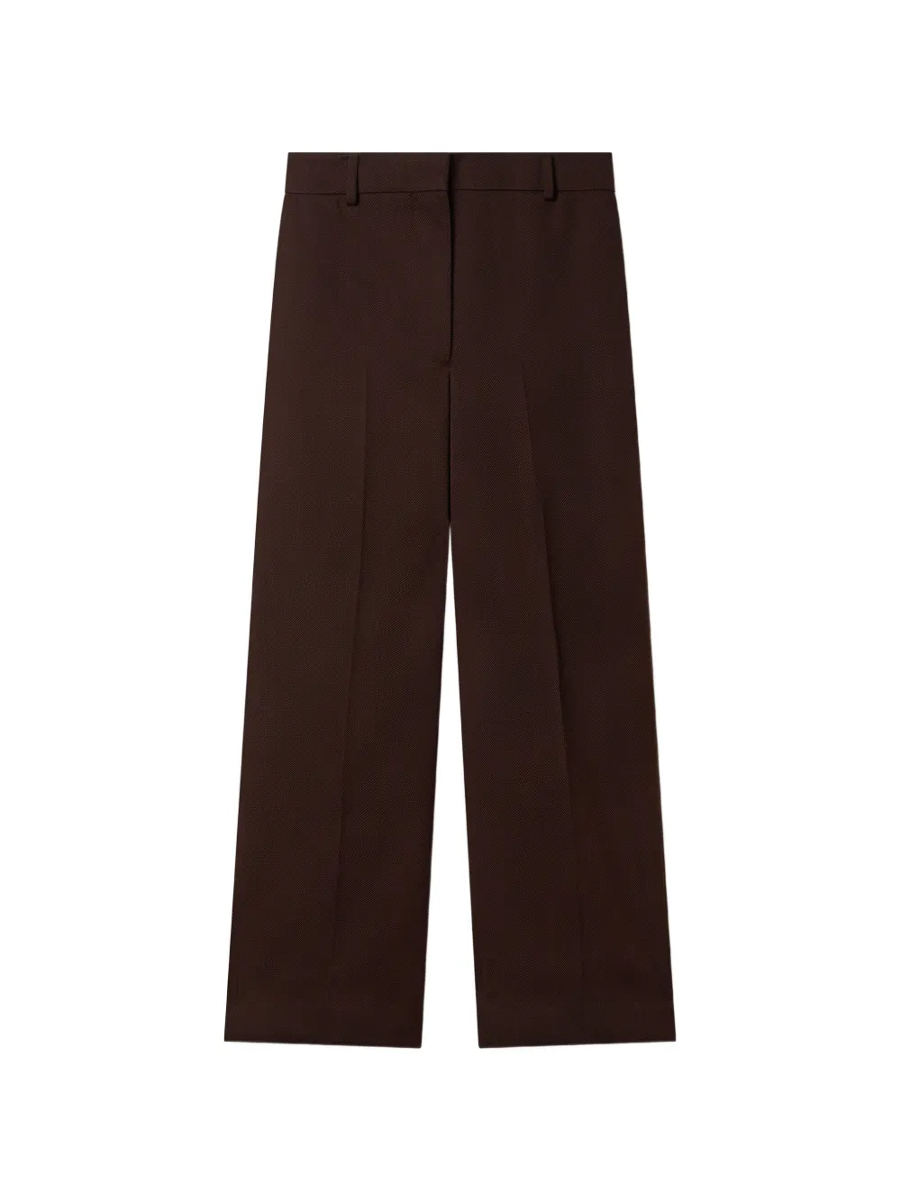 Stella McCartney wool twill trousers - Marrone