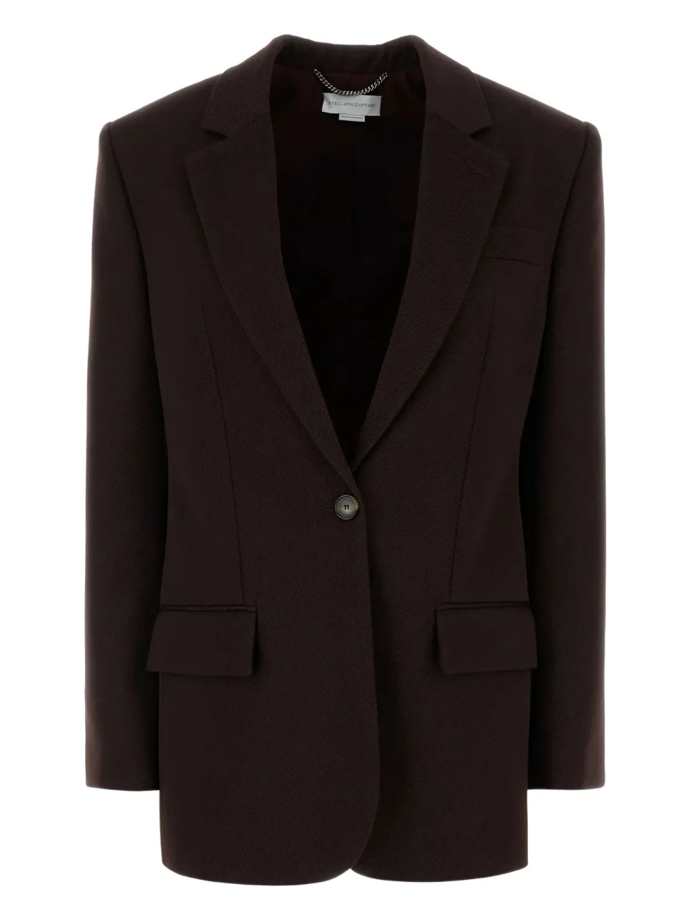 Stella McCartney buttoned wool blazer Bruin