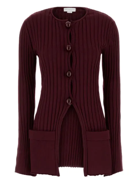 Stella McCartney ribbed crew-neck cardigan