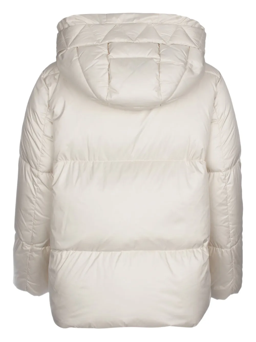 I BLUES Oggeri quilted hooded jacket Beige
