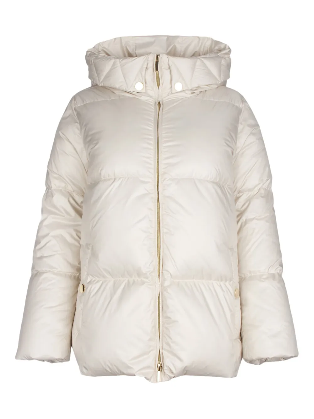 I BLUES Oggeri quilted hooded jacket - ニュートラル I BLUES Oggeri quilted hooded jacket - ニュートラル