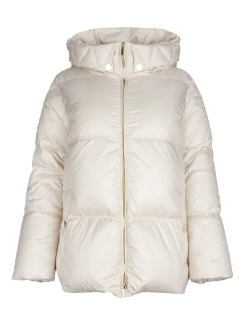 I BLUES Oggeri quilted hooded jacket