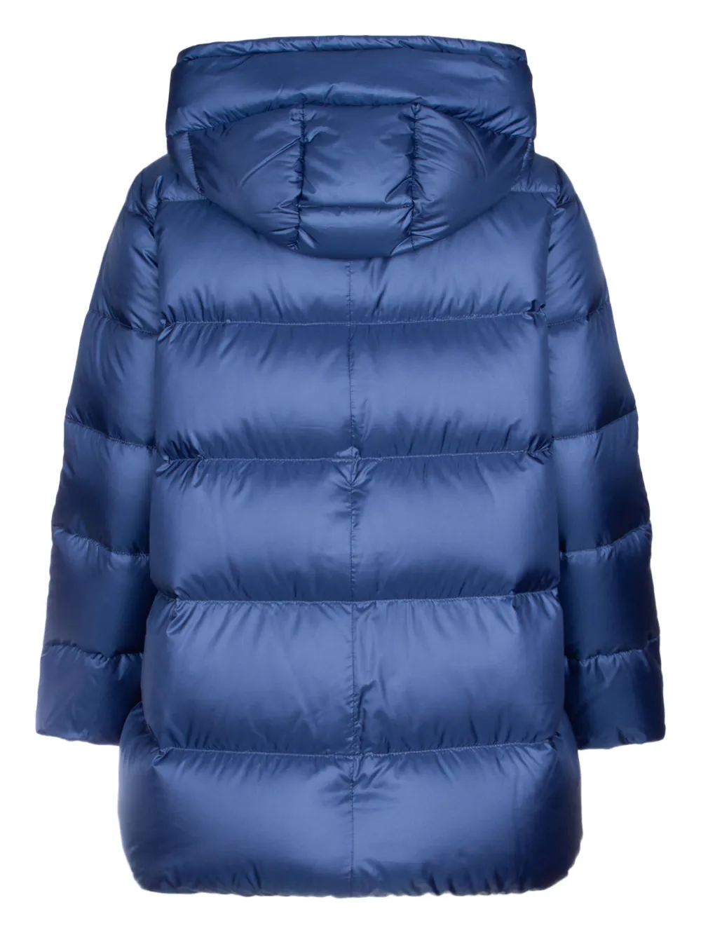 I BLUES Cristin hooded quilted coat Blauw