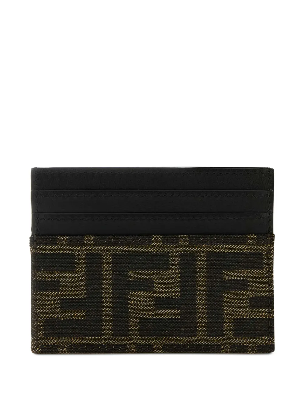 FENDI Pasjeshouder met jacquard Zwart