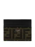 FENDI jacquard-pattern cardholder - Black