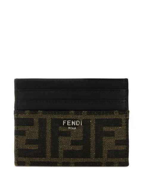 FENDI jacquard-pattern cardholder