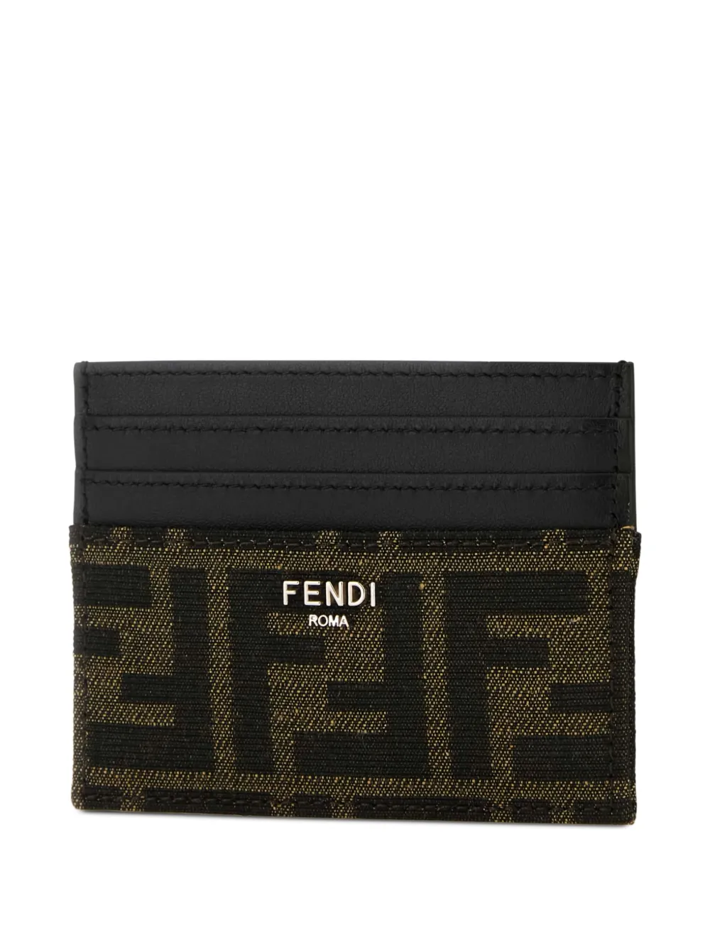 FENDI Pasjeshouder met jacquard Zwart