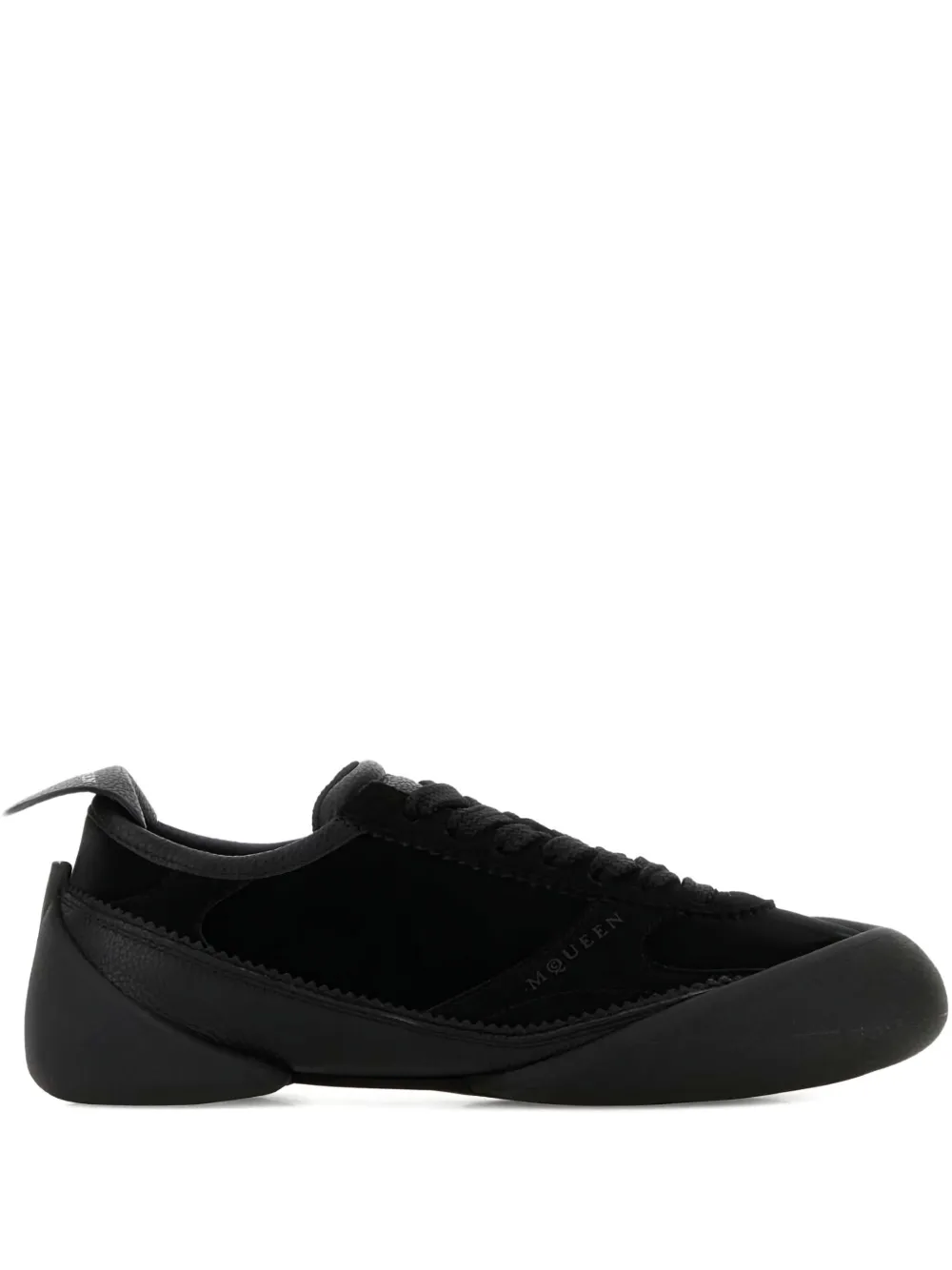Alexander McQueen rubber-sole suede trainers Black