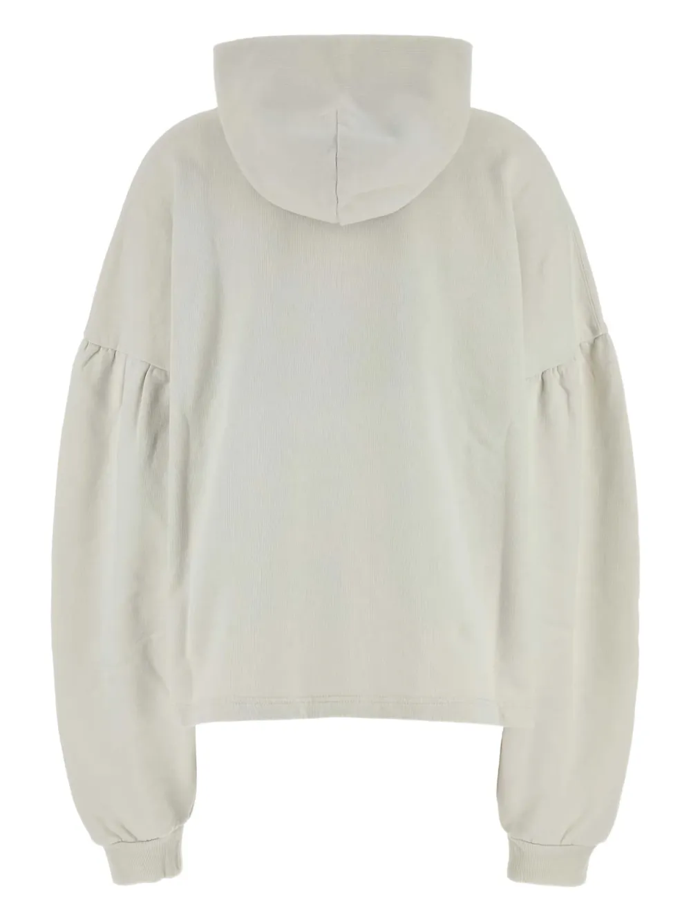 Balenciaga balloon-sleeve logo hoodie Beige