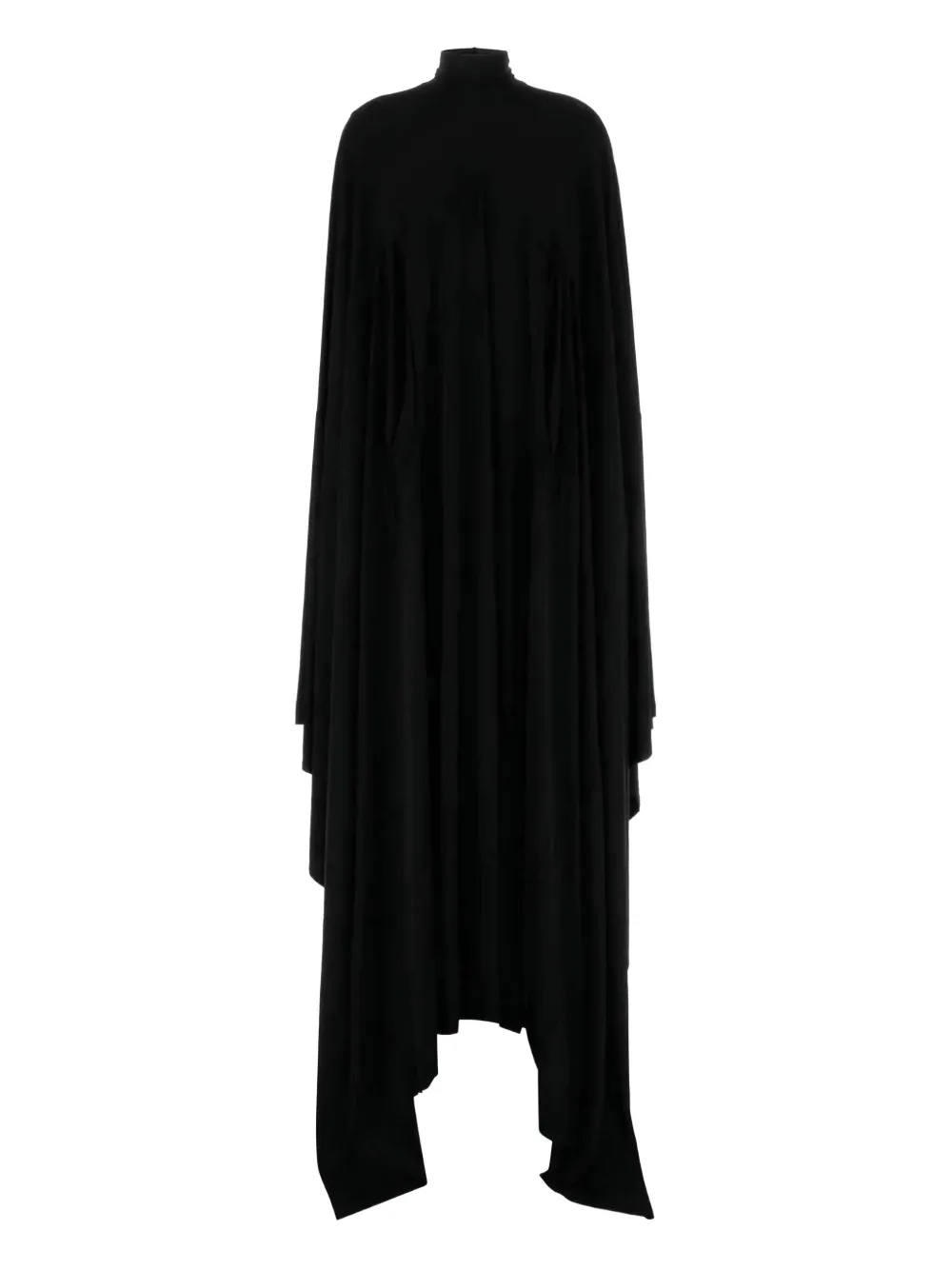 Balenciaga Asymmetrische maxi-jurk Zwart