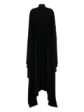 Balenciaga asymmetric maxi dress - Black
