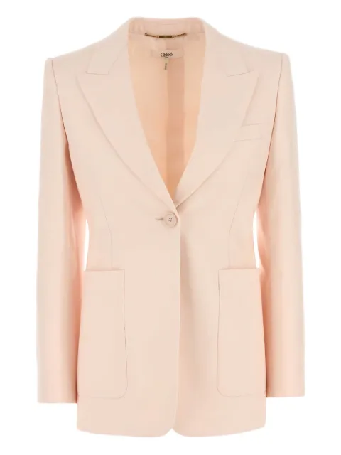 Chloé patch-pocket wool blazer