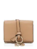 Chloé Alphabet leather tri-fold wallet - Brown