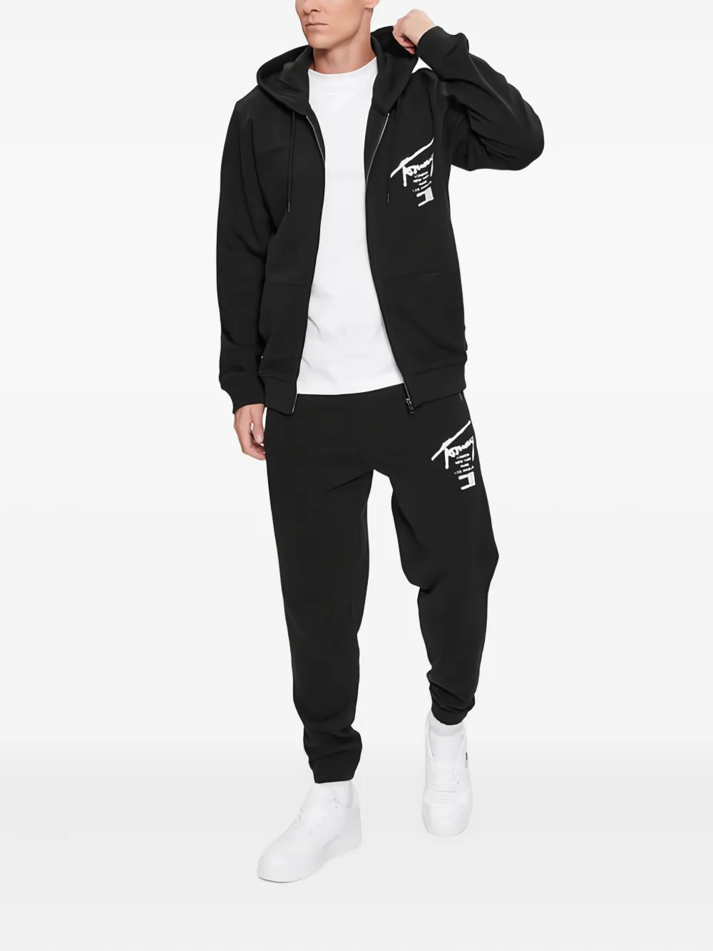 Tommy Hilfiger graffiti-print zip-up hoodie | Hoodies | Image 2