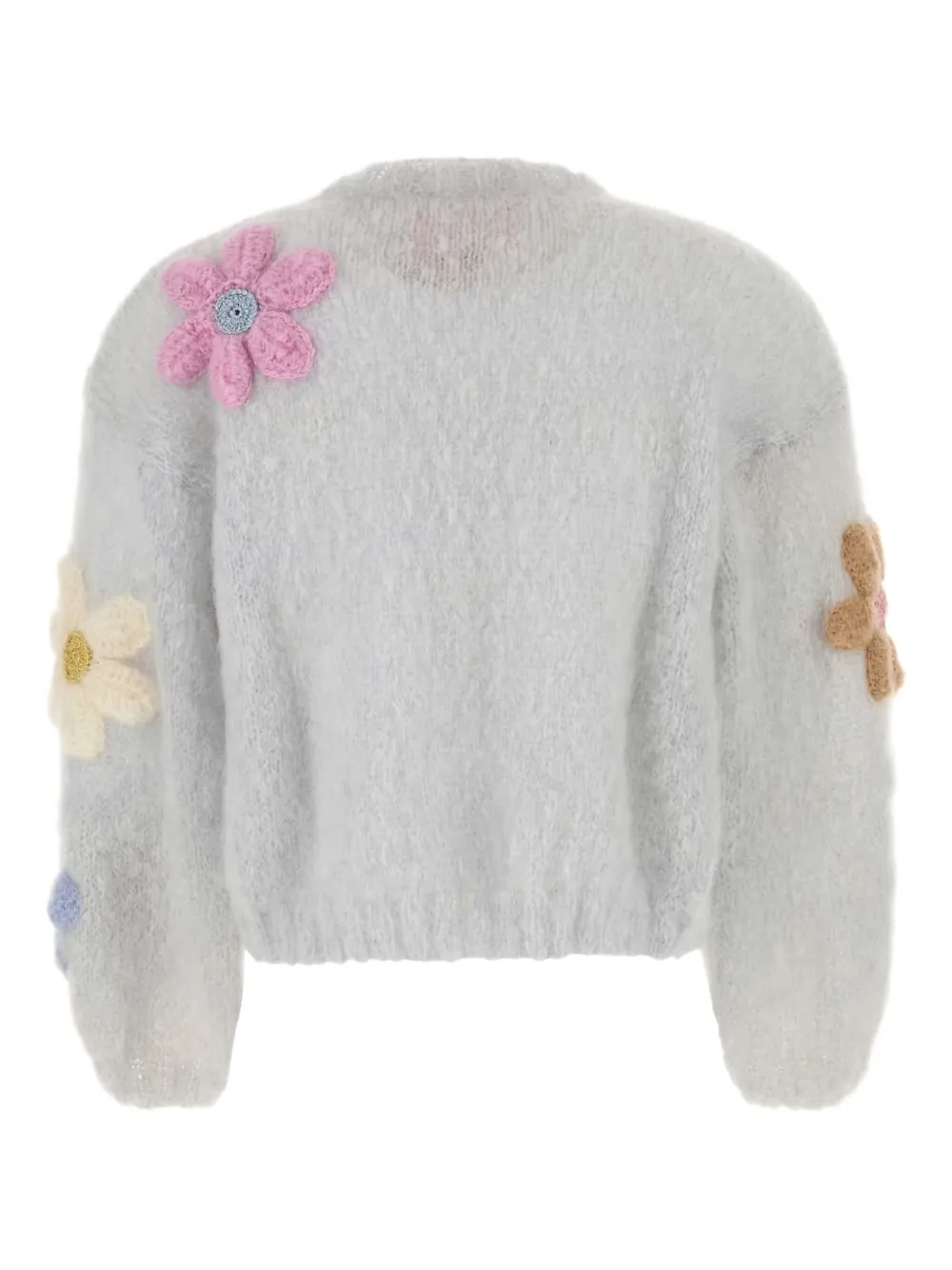 Rose Carmine flower-embellished bolero cardigan | Cardigans | Image 2