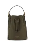 J&M Davidson Poppy leather drawstring bucket bag - Green