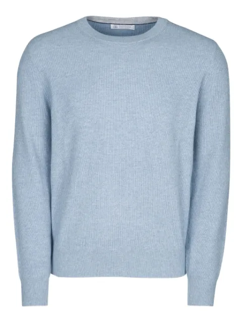 Brunello Cucinelli ribbed crew-neck sweater