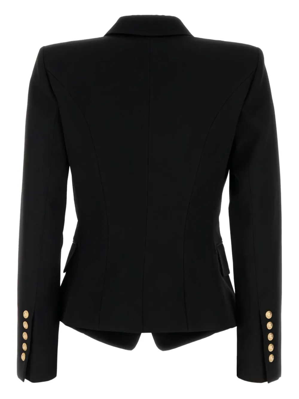 Balmain double-breasted blazer Zwart