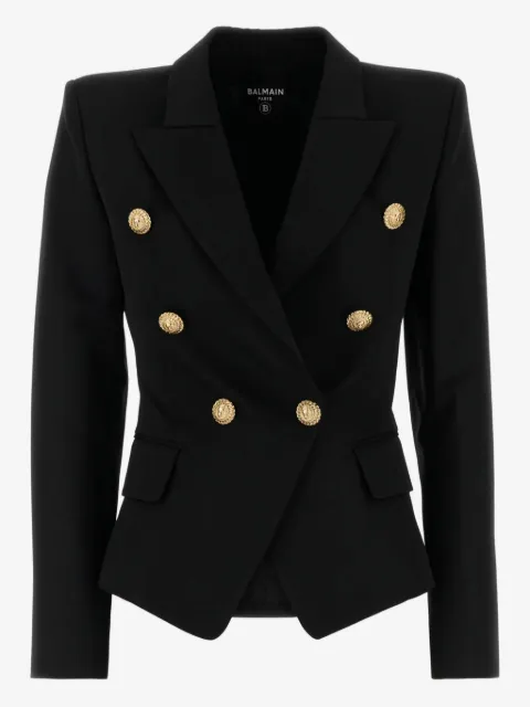 Balmain blazer à boutonnière croisée