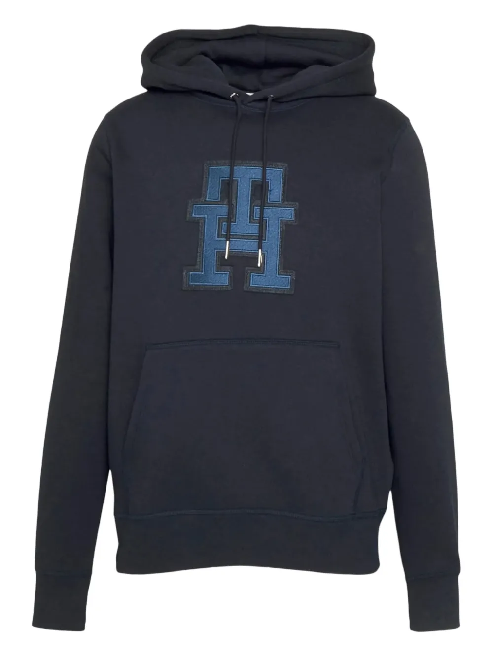 Tommy Hilfiger logo-embroidered hoodie | Blue | Image 1