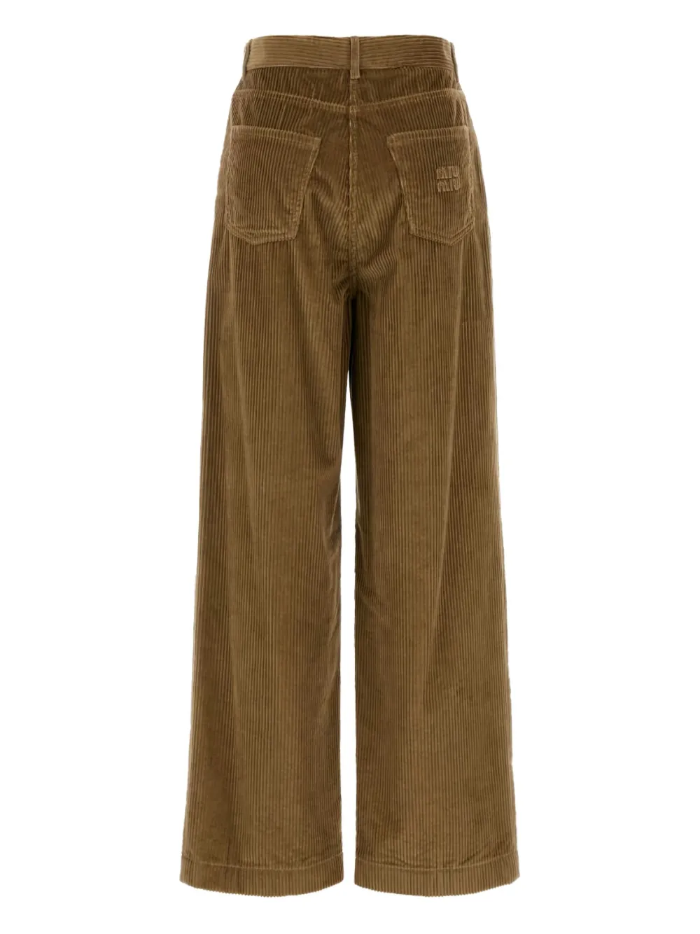 Miu corduroy wide-leg trousers Bruin