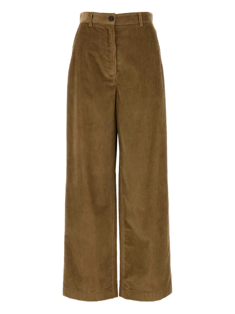 Miu Miu corduroy wide-leg trousers - Marrone