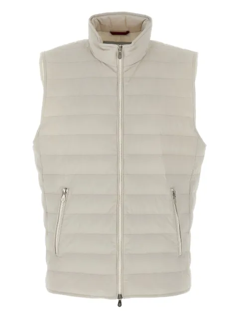 Brunello Cucinelli quilted high-neck gilet
