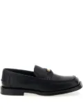 Moschino coin-detail leather loafers - Black