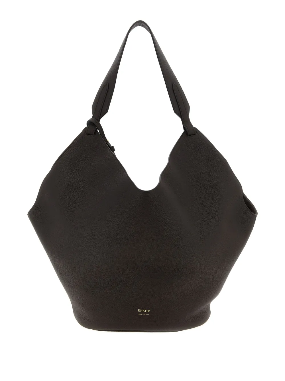 KHAITE Lotus medium tote bag Bruin